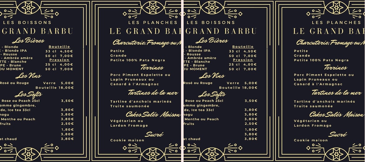 Le Grand Barbu - Brasserie TYPSI'S Bar a cocktails Concerts live - Photo 1