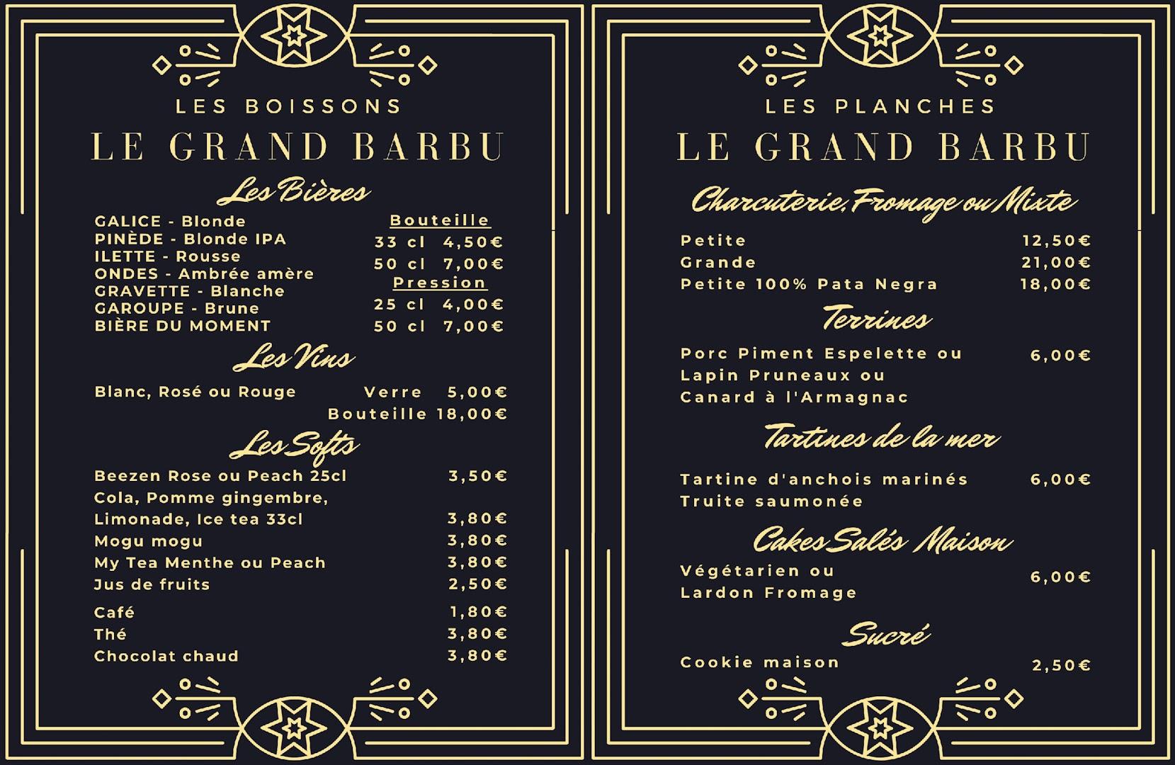 Le Grand Barbu - Brasserie TYPSI'S Bar a cocktails Concerts live - Photo 2